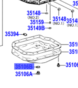 Toyota Camry 2006-2011 Gasket, Drain Plug
