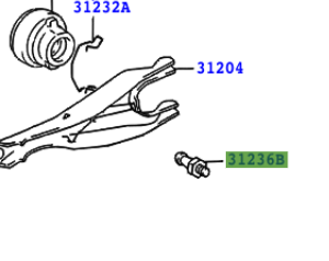 Toyota Land Cruiser 2002-2009 Support, Release Fork