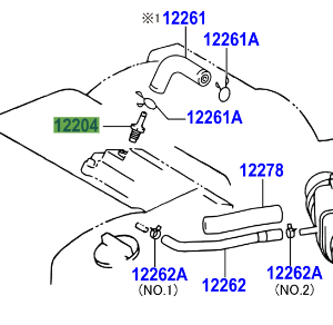 Toyota Camry 2001-2006 Valve Sub-Assy, Ventilation