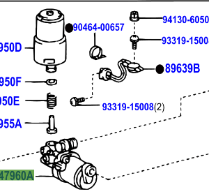 Toyota Land Cruiser 2002-2010 Pump Assy, Brake Booster