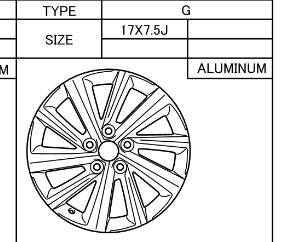 Toyota Corolla 2019-Present Alloy Wheels Type G