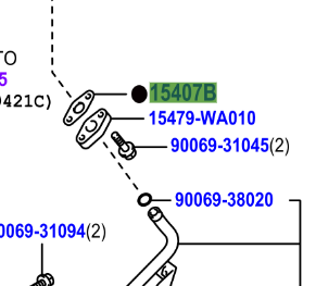 Toyota Avensis 2008-2018 Gasket For Turbo Oil Inlet Pipe
