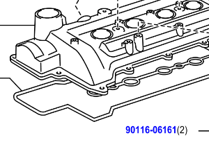 Toyota Yaris 2005-2011 Gasket, Cylinder Head Cover