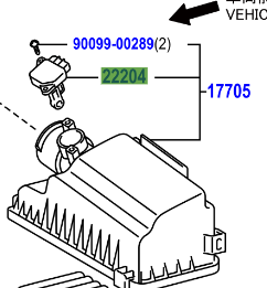 Toyota Yaris 2005-2011 Meter Sub-Assy, Intake Air Flow