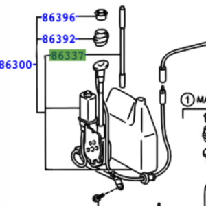 Toyota Land Cruiser 1998-2007 Ariel Pole