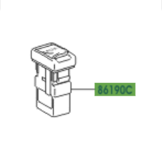 Toyota Yaris 2005-2011 Adapter Assy, Stereo Jack, No.1