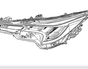 Toyota Corolla 2019-Present Headlamp Assy, RH, Type A