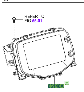 Toyota Aygo 2014-Present Receiver Assy, Radio & Display