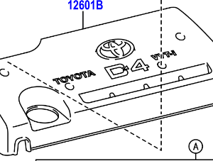 Toyota Avensis 2003-2008 Cover Sub-Assy, Engine