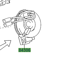 Toyota Corolla Verso 2004-2009 Cable Sub-Assy, Spiral