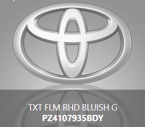 Toyota Land Cruiser 2007- Floormats textile velours bluish grey (7 Seater)