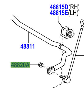 Toyota Auris/Hybrid 2012-2018 Flange Nut