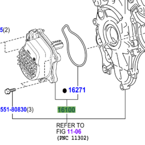 Toyota Prius 2015-2022 Engine Water Pump Assy
