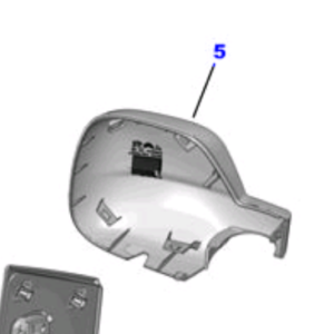 Toyota Proace Verso 2016-Present Wing mirror Cover Unpainted LH