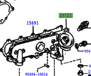 Toyota Land Cruiser 1990-1998 Oil Cooler Cover