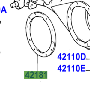 Toyota Hilux 1997-2005 Rear Differential Carrier Gasket
