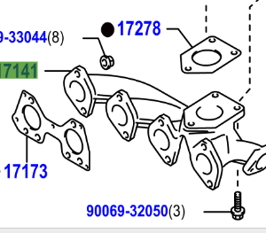 Toyota Avensis 2008-2018 Exhaust Manifold