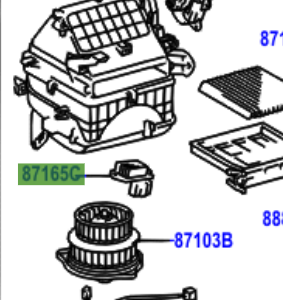 Toyota Prius 2003-2009 Blower Motor Control