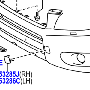 Toyota Rav4 2005-2012 LH Tow Cover