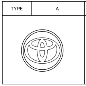 Toyota C-HR 2016- Center Wheel Cap Type A