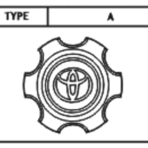 Toyota Land Cruiser 120 2002-2009 Center Wheel Cap Front Type A