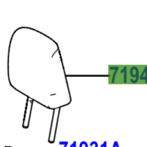 Toyota Yaris 2020- Rear Seat Headrest (not center)