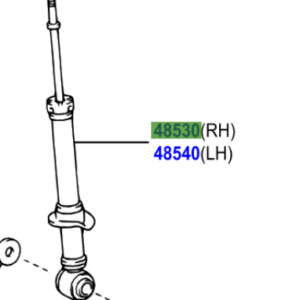 Toyota Wish 2009-2017 Rear Shock Absorber Assy