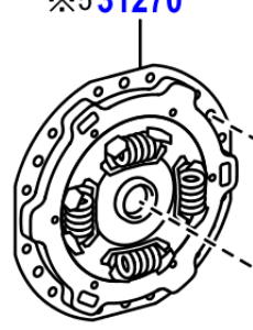 Toyota Yaris 2020- Transmission Input Damper Set