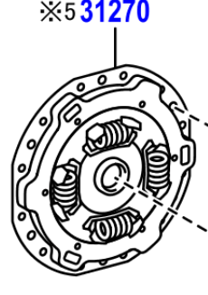 Toyota Yaris 2020- Transmission Input Damper Set