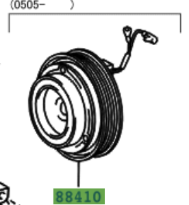 Toyota Land Cruiser 100 1998-2007 Magnet Clutch Assy