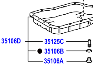 Toyota Rav4 2005-2012 AUTOMATIC TRANSAXLE OIL PAN Sub-Assy