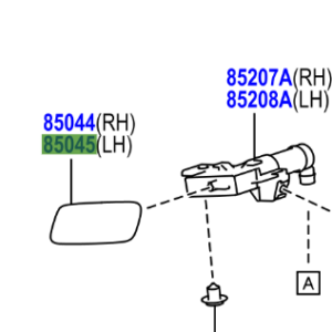 Toyota GT86 2012-2016 Lamp Washer Cap, LH