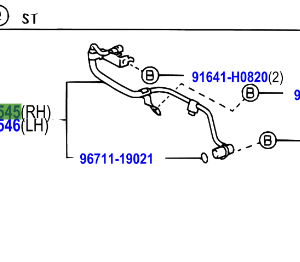 Toyota Dyna 150 2001-2021 Speed Sensor Rear RH