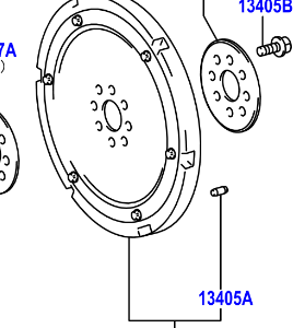 Toyota IQ 2008-2014 Flywheel