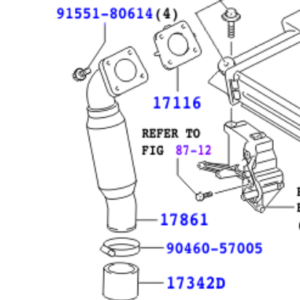 Toyota Hiace/Hiace S.B.V 1995-2011 Intake Air Connector