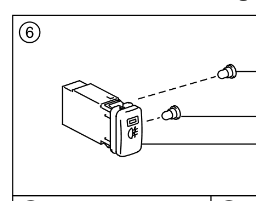 Toyota Hiace 2005-2014 Rear Fog Lamp Switch