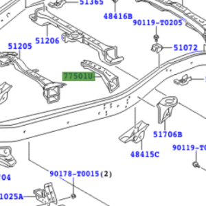 Toyota Hilux 2005-2015 Bracket Sub-Assy, Fuel Tank