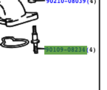 Toyota Regius/Touring Hiace 1997-2002 Bolt