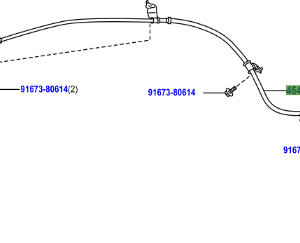 Toyota Rav4 2012-2019 Parking Brake Cable No.3