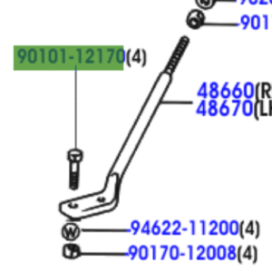 Toyota Hiace/Hiace S.B.V 1995-2011 Bolt Hexagon 90101-12170