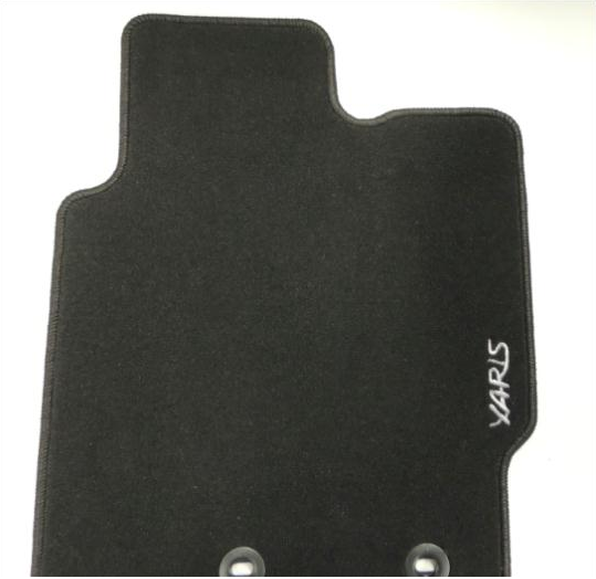 Toyota Yaris/Hybrid 2011-2014 Textile Floormats Black 830g