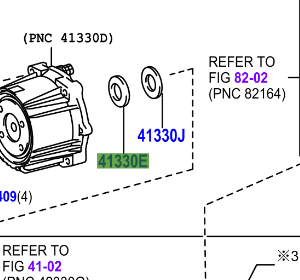 Toyota Rav4 2012-2019 Washer, Conical Spring (For Transmission Coupling)