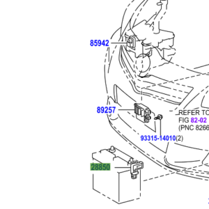 Toyota Verso 2009-2017 Sensor Assy, Battery Current