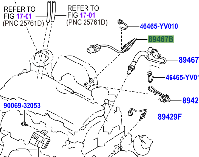 Toyota Rav4 2012-2019 Sensor, Air Fuel Ratio