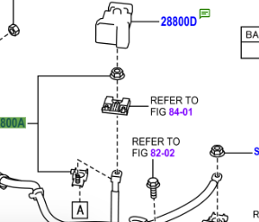 Toyota GT86 2012-2016 Terminal, Battery Positive