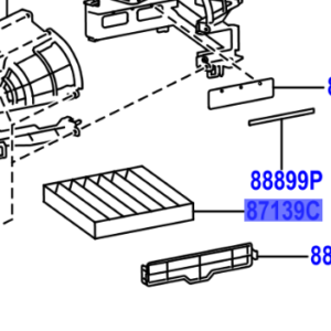 Toyota GT86 2016- Cabin Filter