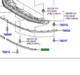 Toyota Verso 2009-2017 Protector, Front Spoiler Side, LH