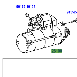 Toyota Land Cruiser 200 2007- Starter Assy