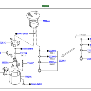 Toyota Gt86 2016- Tube Assy, Fuel Suction W/Pump & Gage