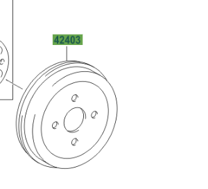 Toyota Yaris 2005-2011 Rear Brake Drums